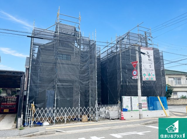 明石市西明石町　第1期　新築一戸建ての外観|周辺は落ち着いた街並みの住宅地！子育てがしやすい住環境です！まだ未完成ですが、現地でしかわからない事もございます。是非一度ご覧ください。