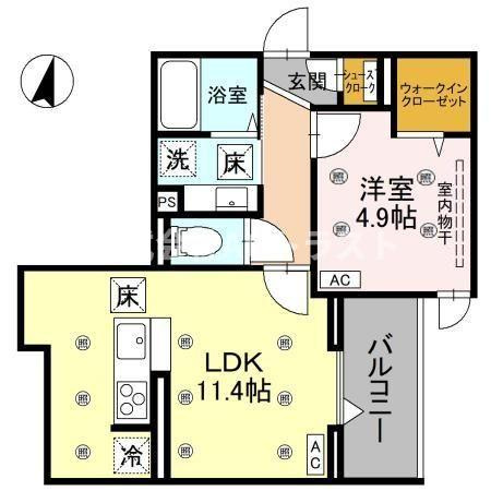 【間取り】 | Noble villa東大成
