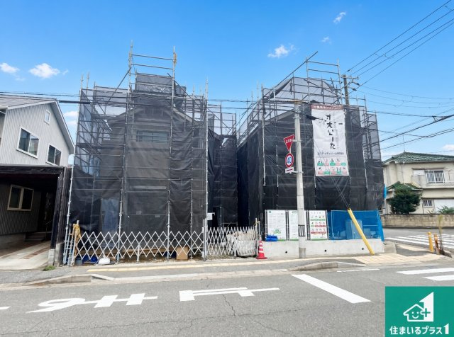 明石市西明石町　第1期　新築一戸建ての前面道路含む現地写真|周辺は落ち着いた街並みの住宅地！子育てがしやすい住環境です！まだ未完成ですが、現地でしかわからない事もございます。是非一度ご覧ください。