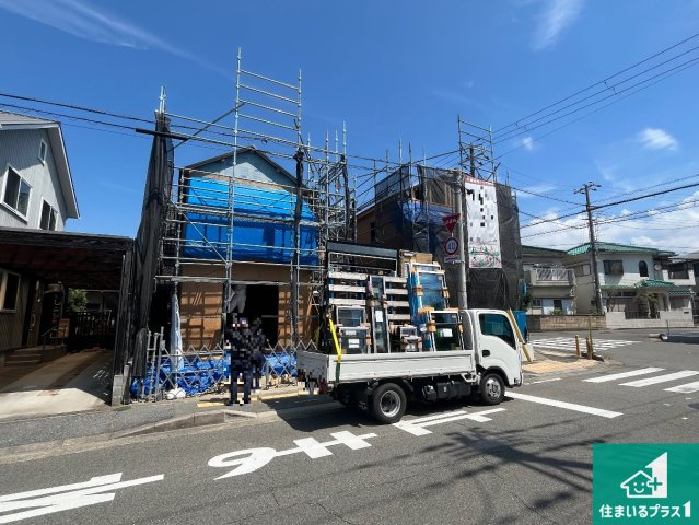 明石市西明石町　第1期　新築一戸建ての外観|周辺は落ち着いた街並みの住宅地！子育てがしやすい住環境です！まだ未完成ですが、現地でしかわからない事もございます。是非一度ご覧ください。