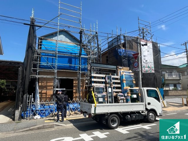 明石市西明石町　第1期　新築一戸建ての外観|周辺は落ち着いた街並みの住宅地！子育てがしやすい住環境です！まだ未完成ですが、現地でしかわからない事もございます。是非一度ご覧ください。