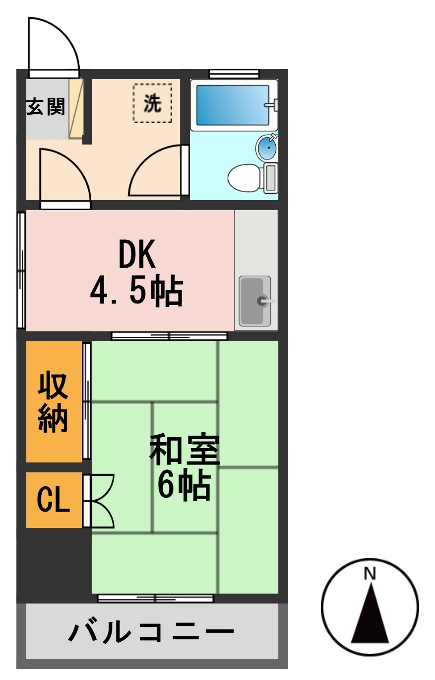 コーポレジンの間取り