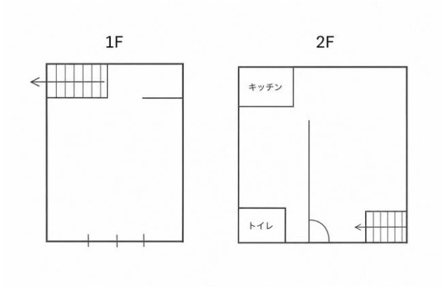 大阪市城東区今福東１丁目の店舗一部の間取り