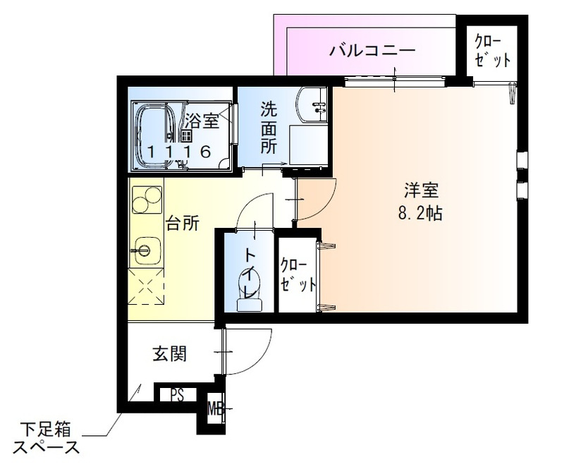 フジパレス加美駅南Ⅰ番館の間取り|フジパレス加美駅南Ⅰ番館　間取り