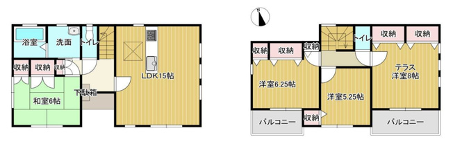 【間取り】 | 加須市久下　中古戸建