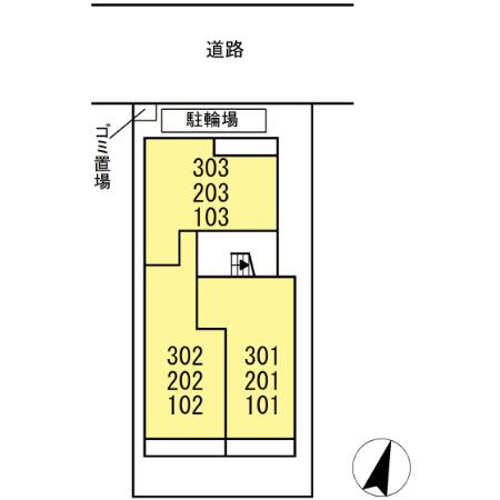 セレスティア柳森町の区画図
