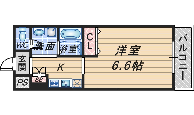 ロイヤルクイーンズパーク蛍池の間取り