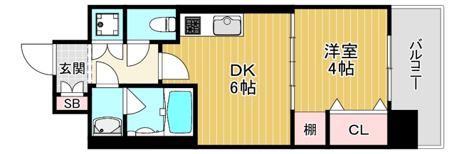 【間取り】 | プレジオ城東中央