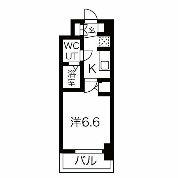 ワールドアイ阿波座WESTの間取り