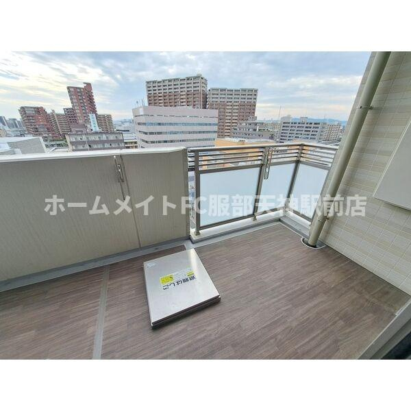 スプランディッド三国Iのバルコニー