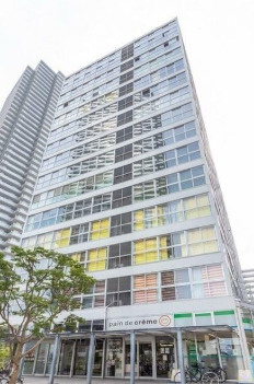 東雲キャナルコートCODAN11号棟の外観|外観は落ち着いています