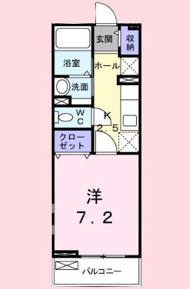 クレセント　ルーンの間取り