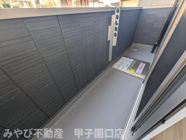 D-residence上甲子園のバルコニー