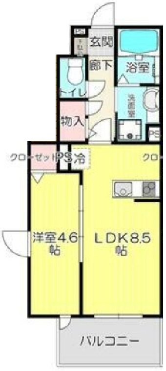 ヒルズ松山の間取り