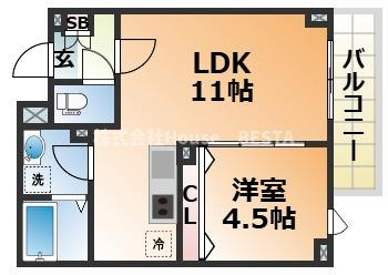 アリビラ六甲の間取り