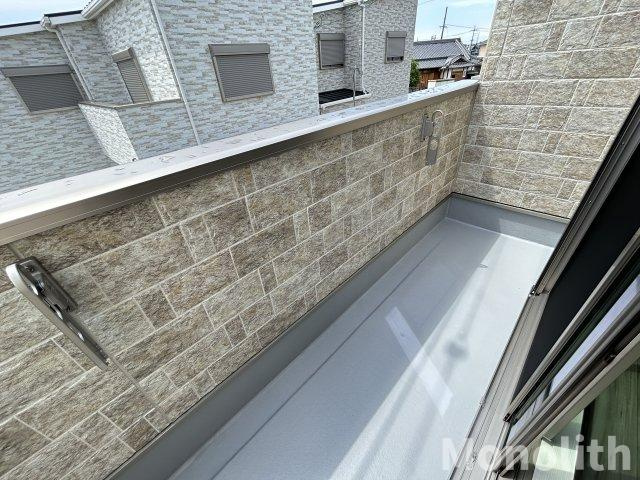 Crest額原町B号室のバルコニー