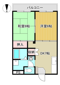 【間取り】 | メゾン霞