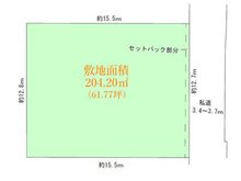 【区画図】 | 武蔵野市境南町5丁目　売地　全1区画