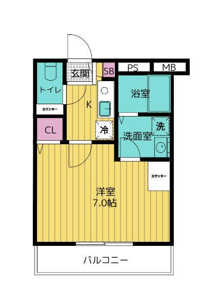 エフプレスト丸ヶ崎の間取り