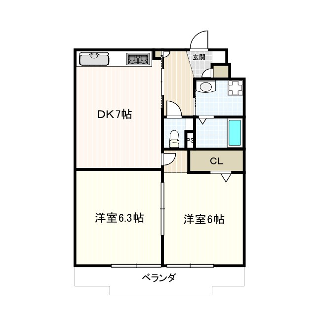 レジディア吉祥寺の間取り