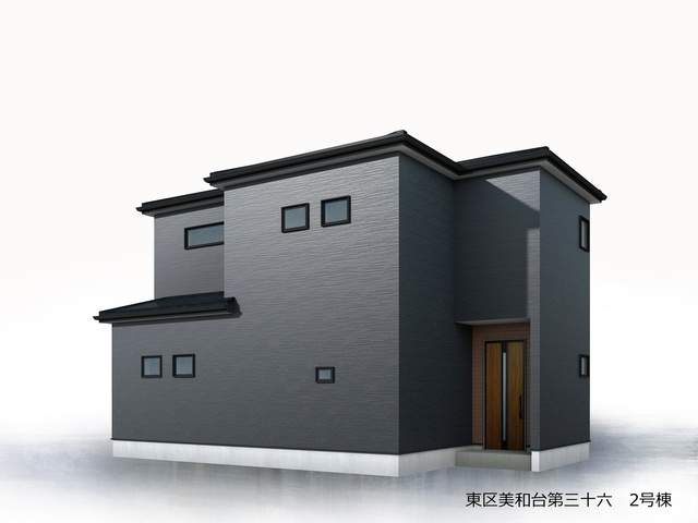リーブルガーデン福岡市東区美和台第三十六の外観パース