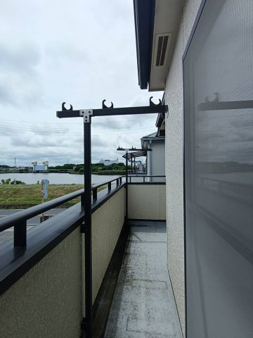 三郷市　天神1丁目　中古戸建のバルコニー|暖かな日差しのふりそそぐバルコニー
