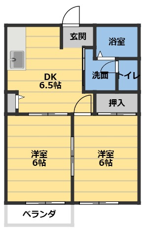 セントヒルズDの間取り