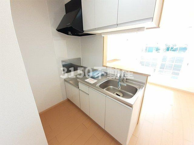 ソレイユＢのキッチン|キッチンでお料理をお楽しみください