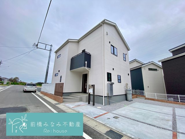 【新築】前橋市富士見町時沢第4　４号棟(全４棟)　クリエートの家　新築建売分譲の外観|おしゃれな外観です