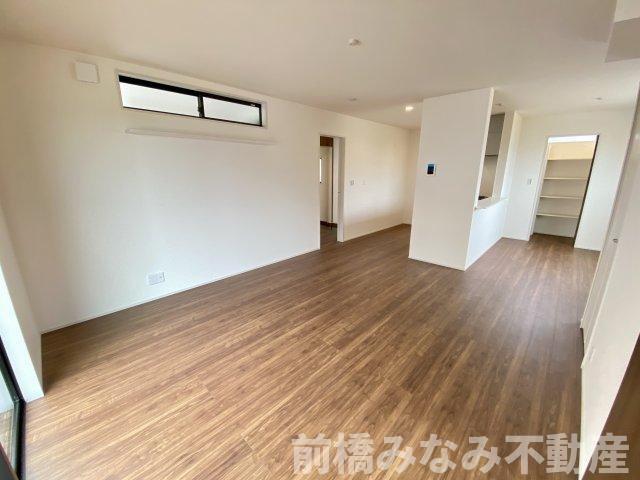 【新築】前橋市富士見町時沢第4　４号棟(全４棟)　クリエートの家　新築建売分譲の居間・リビング|ゆったり過ごせる居間です