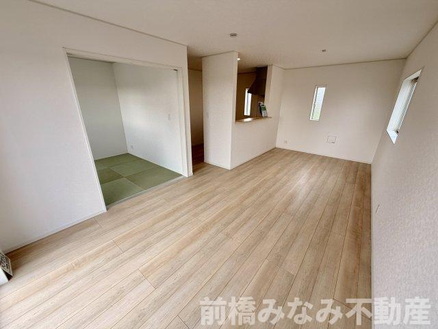 【新築】前橋市粕川町新屋第2　３号棟(全３棟)　クレイドルガーデン　新築建売分譲の居間・リビング|ゆったり過ごせる居間です