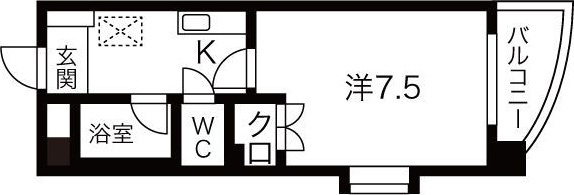 エバーグリーン明治の間取り