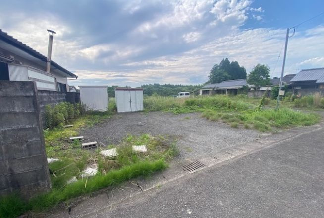 都城市五十町の売地の外観