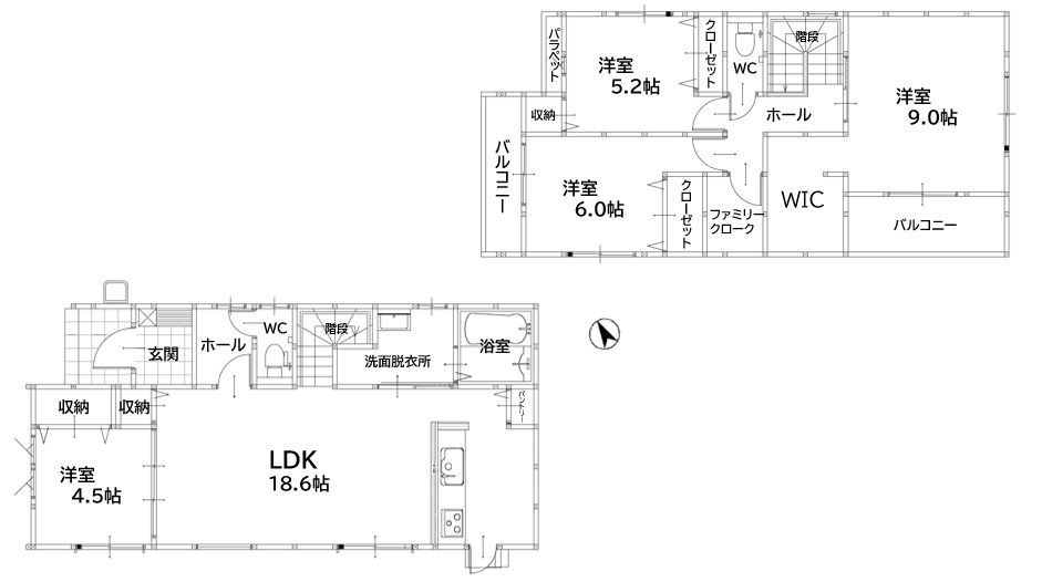 嘉穂郡桂川町大字豆田5期の間取り