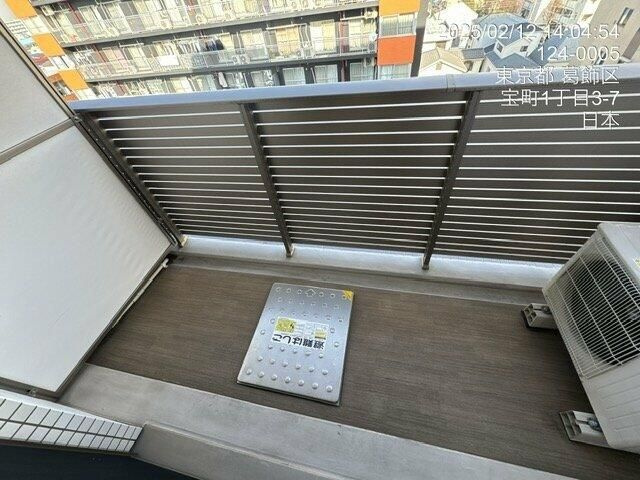 Ｒｉｓｉｎｇ　ｐｌａｃｅ堀切のバルコニー