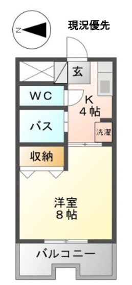 【間取り】 | コアクレスト上草柳3
