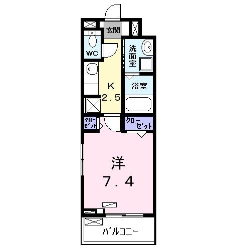 カタランテ千代田の間取り