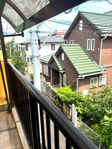 田中町4丁目のバルコニー|南向きバルコニー　陽当り・通風良好