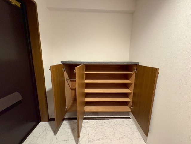 ディアエスタミオ垂水の玄関|収納もある玄関です