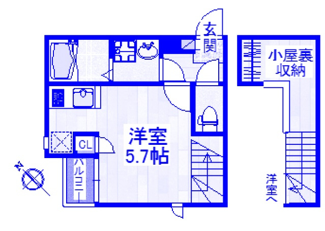CB大和田スリージェの間取り