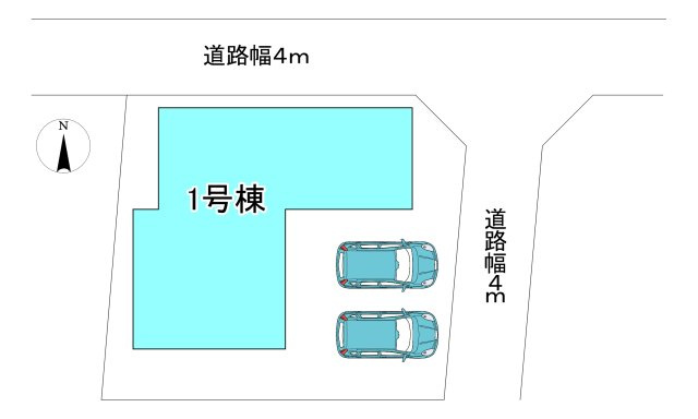 【同施工物件ご案内可能】東海市荒尾町泉　全1棟の区画図|全体区画数｜全1棟
◆駐車2台可能！(但し、車種による)
◎まずは、お気軽にお問い合わせください。現地を案内しながら周辺環境も見て頂けます。