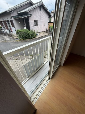 ロワールハイツIIのバルコニー