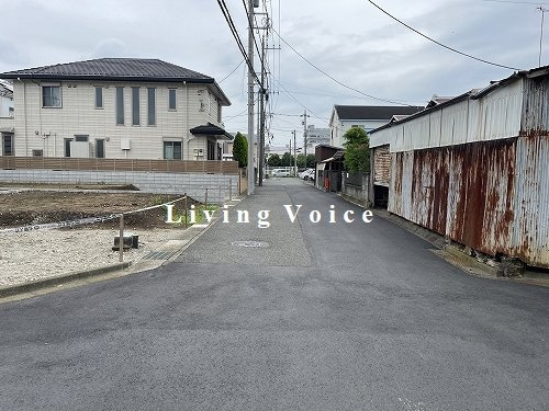 【仲介手数料０円】平塚市西八幡1丁目　土地（売地）　建築条件なし　全3区画の前面道路含む現地写真|平塚市西八幡1丁目　土地（売地）　建築条件なし　全3区画