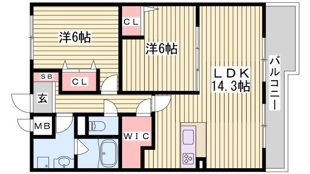 サンヴィラ24の間取り