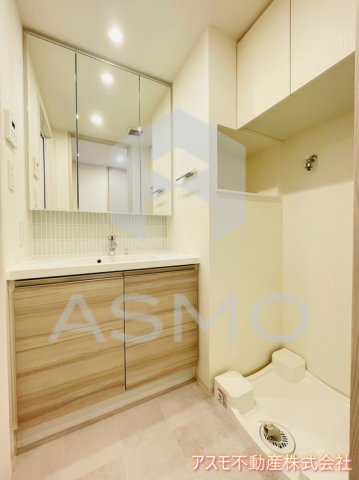 【洗面所】 | ザ・パークハビオ谷町六丁目クロス | ※建物内別間取参考写真