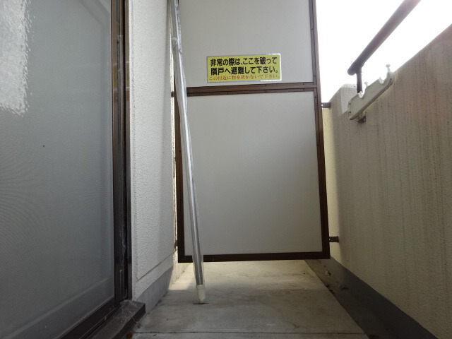 奥の池ハイムのバルコニー