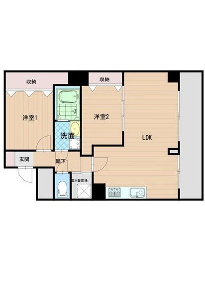 ポレスター広島の間取り