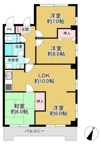 第二南大塚マンションの間取り