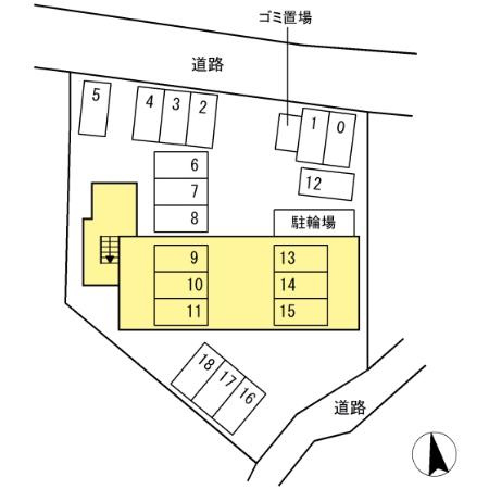ラ・プティット・ファデットの区画図