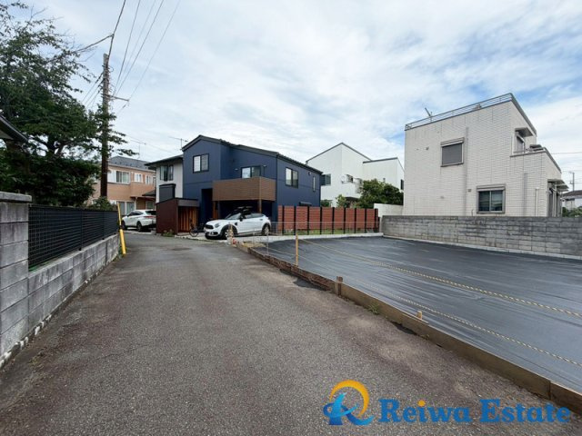 売地　茅ヶ崎市浜須賀の前面道路含む現地写真